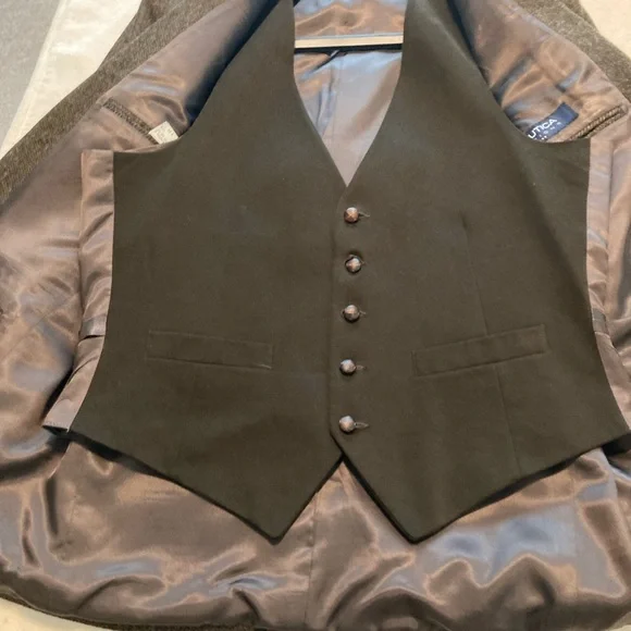 Nautica Dark Brown Men's Blazer